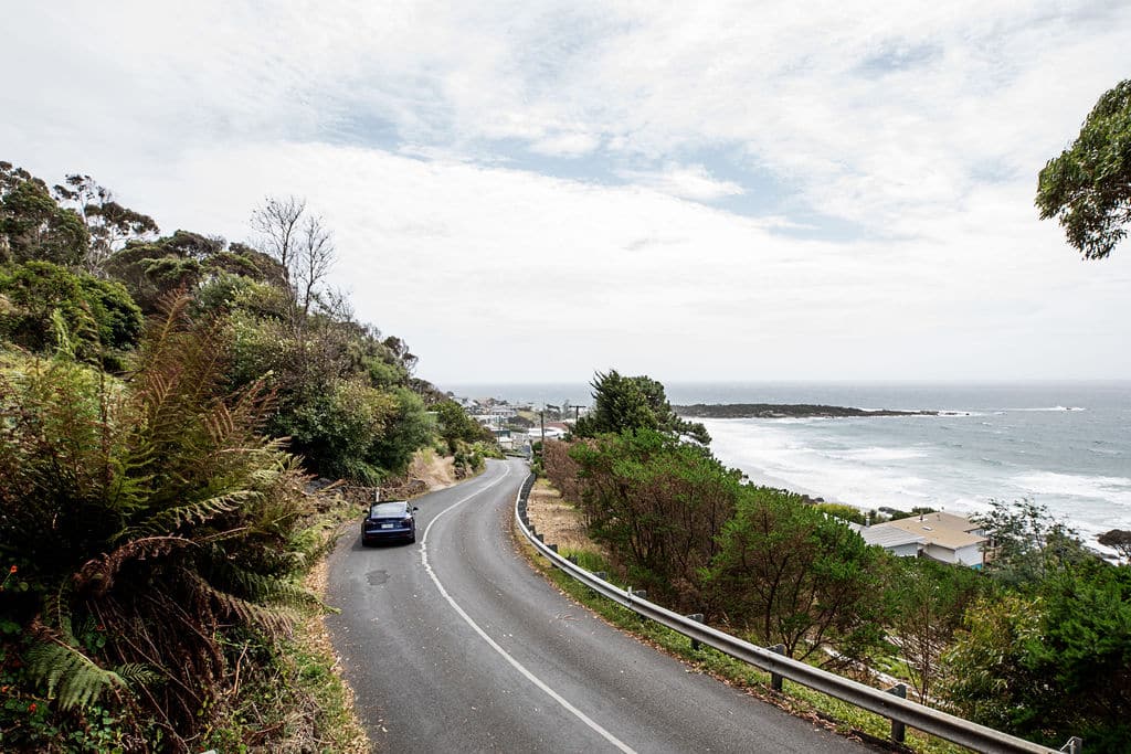 Tasting Trail | Drive Car Hire car touring along an empty highway.