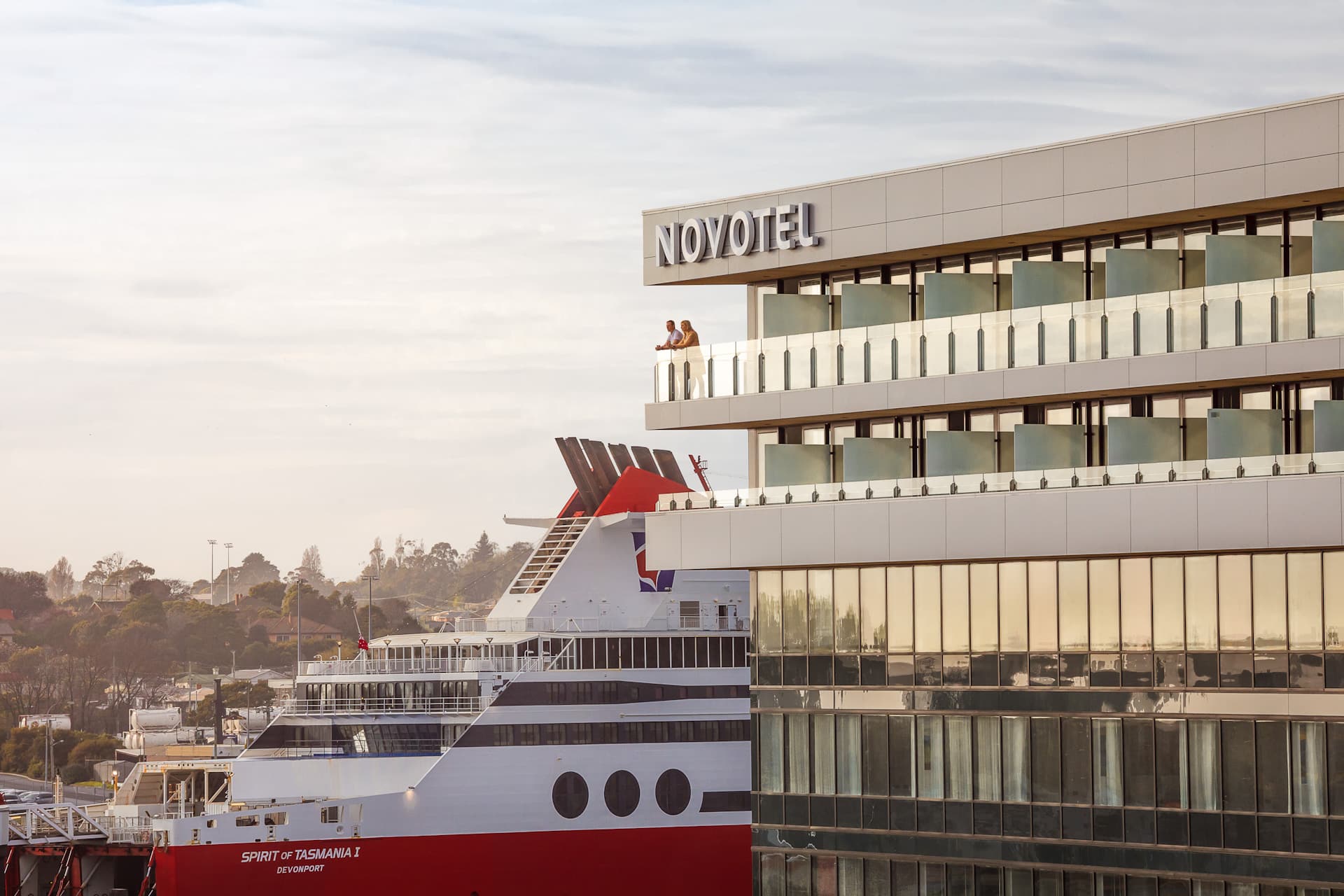 Novotel Devonport accommodation near the waterfront and Spirit of Tasmania